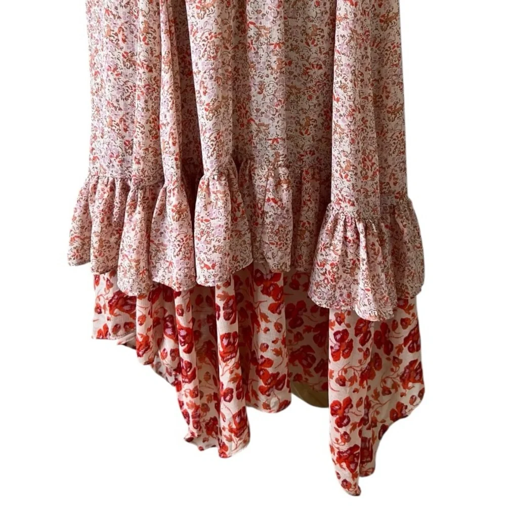 Free People Zuma Drippy Ruffle Skirt